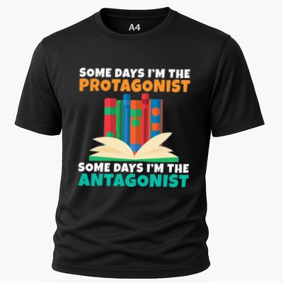 Some Days Im The Protagonist Some Days Im The Antagonist Cooling Performance Crew T-Shirt