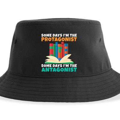 Some Days Im The Protagonist Some Days Im The Antagonist Sustainable Bucket Hat