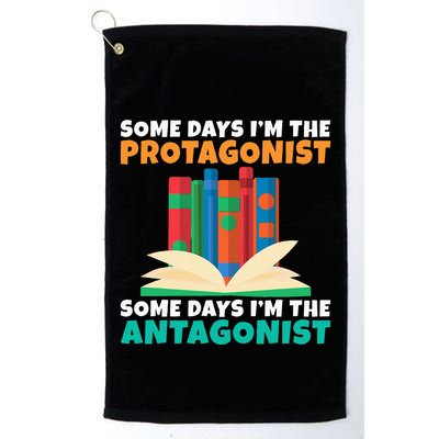 Some Days Im The Protagonist Some Days Im The Antagonist Golf Towel
