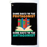 Some Days Im The Protagonist Some Days Im The Antagonist Golf Towel