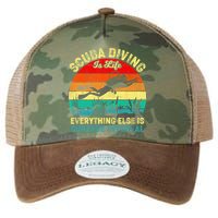 Scuba Diving Is Life Everything Else Surface Interval Diving Legacy Tie Dye Trucker Hat
