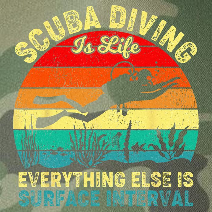 Scuba Diving Is Life Everything Else Surface Interval Diving Legacy Tie Dye Trucker Hat