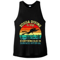 Scuba Diving Is Life Everything Else Surface Interval Diving Ladies PosiCharge Tri-Blend Wicking Tank