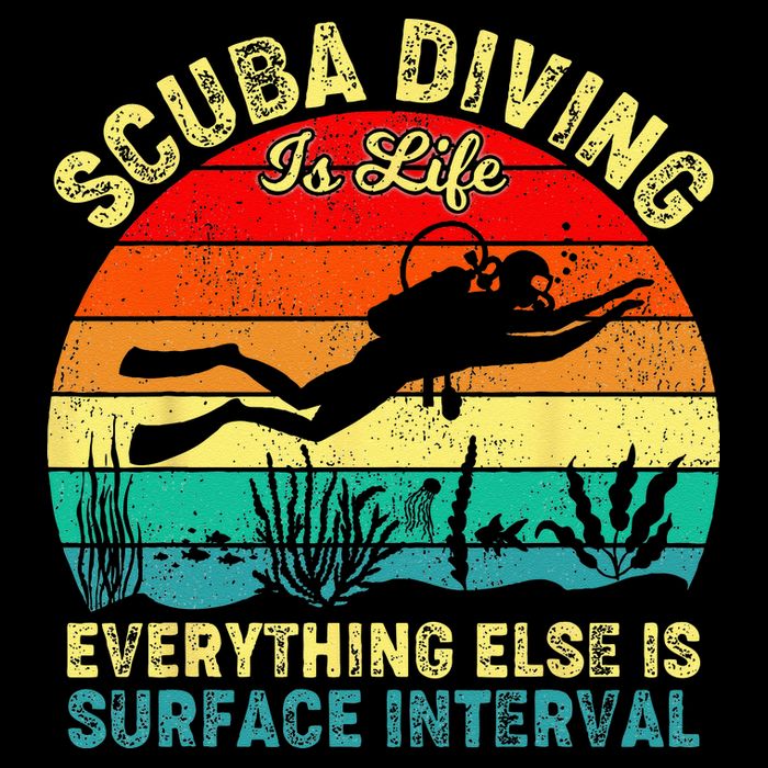 Scuba Diving Is Life Everything Else Surface Interval Diving Bucket Hat