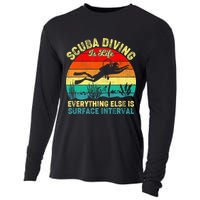 Scuba Diving Is Life Everything Else Surface Interval Diving Cooling Performance Long Sleeve Crew