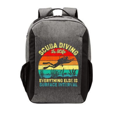 Scuba Diving Is Life Everything Else Surface Interval Diving Vector Backpack