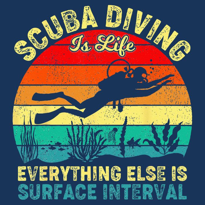 Scuba Diving Is Life Everything Else Surface Interval Diving Infant Baby Jersey Bodysuit