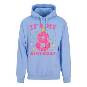 Sweet Donut It's My 8th Birthday 8 Years Old Funny Cute Unisex Surf Hoodie