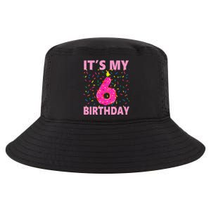 Sweet donut It's My 6th Birthday 6 Yrs Old Gifts Cool Comfort Performance Bucket Hat