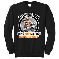 Slow Down ItS Not That Important Sweatshirt