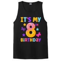 Sweet Donut It's My 8th Birthday Shirt 8 Years Old Funny PosiCharge Competitor Tank