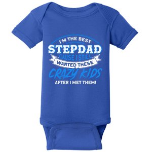 Step Dads I'm The Best Stepdad Father's Day Stepdad Stepdads Gift Baby Bodysuit