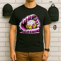 Softball Drip Ice Cream Sprinkles Softball Glove  T-Shirt