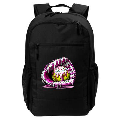 Softball Drip Ice Cream Sprinkles Softball Glove  Backpack