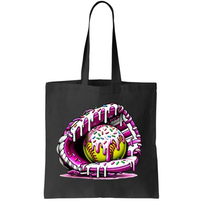 Softball Drip Ice Cream Sprinkles Softball Glove  Bag