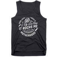 Some Days I Rock It Some Days It Rocks Me Motherhood Tank Top