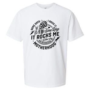 Some Days I Rock It Some Days It Rocks Me Sueded Cloud Jersey T-Shirt