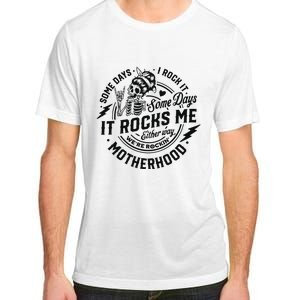 Some Days I Rock It Some Days It Rocks Me Adult ChromaSoft Performance T-Shirt