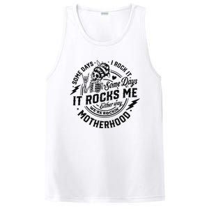 Some Days I Rock It Some Days It Rocks Me PosiCharge Competitor Tank