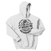 Some Days I Rock It Some Days It Rocks Me Kids Hoodie