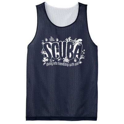 Scuba Diving Into Friendship With God Christian Vbs 2024 Mesh Reversible Basketball Jersey Tank