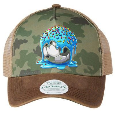 Soccer Drip Ice Cream Drip With Sprinkles Summer Legacy Tie Dye Trucker Hat