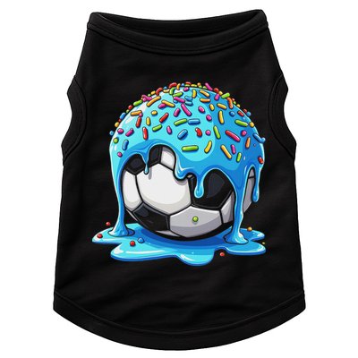 Soccer Drip Ice Cream Drip With Sprinkles Summer Doggie Tank