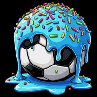 Soccer Drip Ice Cream Drip With Sprinkles Summer 16 in Basic Backpack