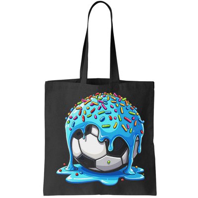 Soccer Drip Ice Cream Drip With Sprinkles Summer Bag