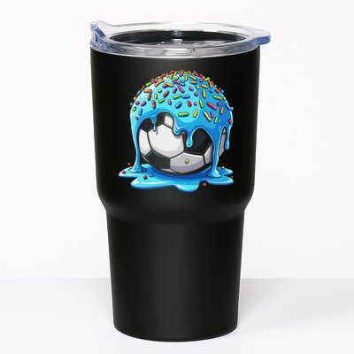 Soccer Drip Ice Cream Drip With Sprinkles Summer Tumbler