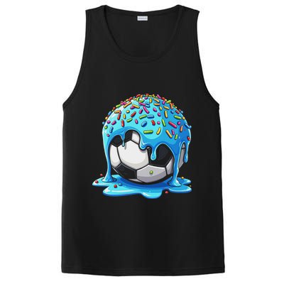 Soccer Drip Ice Cream Drip With Sprinkles Summer PosiCharge Competitor Tank