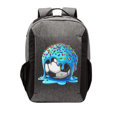 Soccer Drip Ice Cream Drip With Sprinkles Summer Vector Backpack