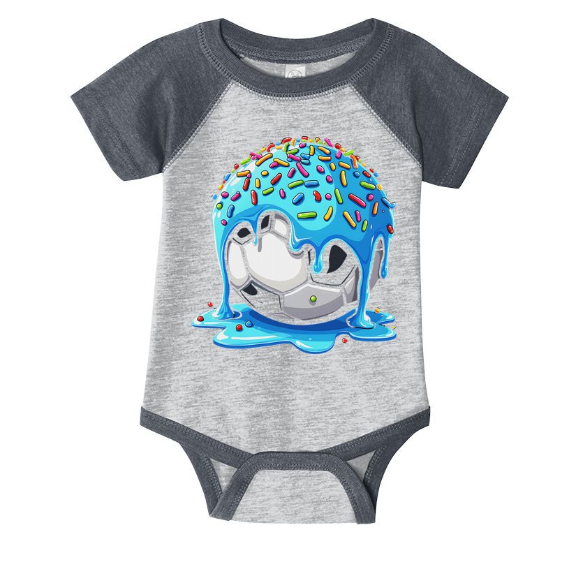 Soccer Drip Ice Cream Drip With Sprinkles Summer Infant Baby Jersey Bodysuit