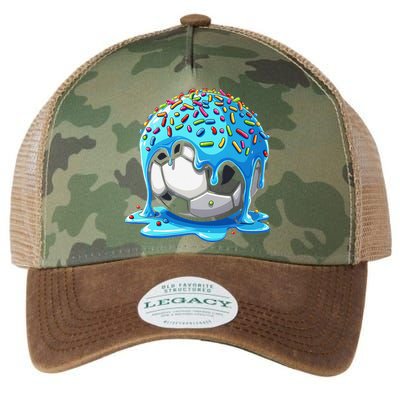 Soccer Drip Ice Cream Drip With Sprinkles Summer Legacy Tie Dye Trucker Hat