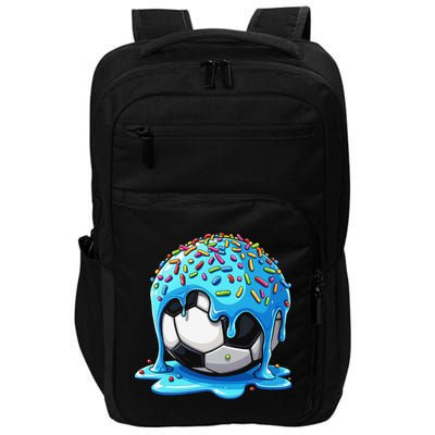 Soccer Drip Ice Cream Drip With Sprinkles Summer Impact Tech Backpack