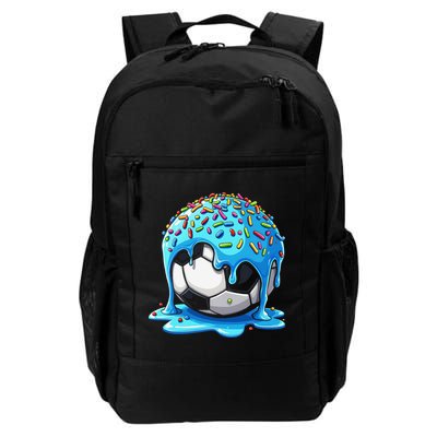 Soccer Drip Ice Cream Drip With Sprinkles Summer Backpack