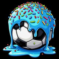 Soccer Drip Ice Cream Drip With Sprinkles Summer 16 in Basic Backpack
