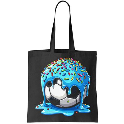 Soccer Drip Ice Cream Drip With Sprinkles Summer Bag