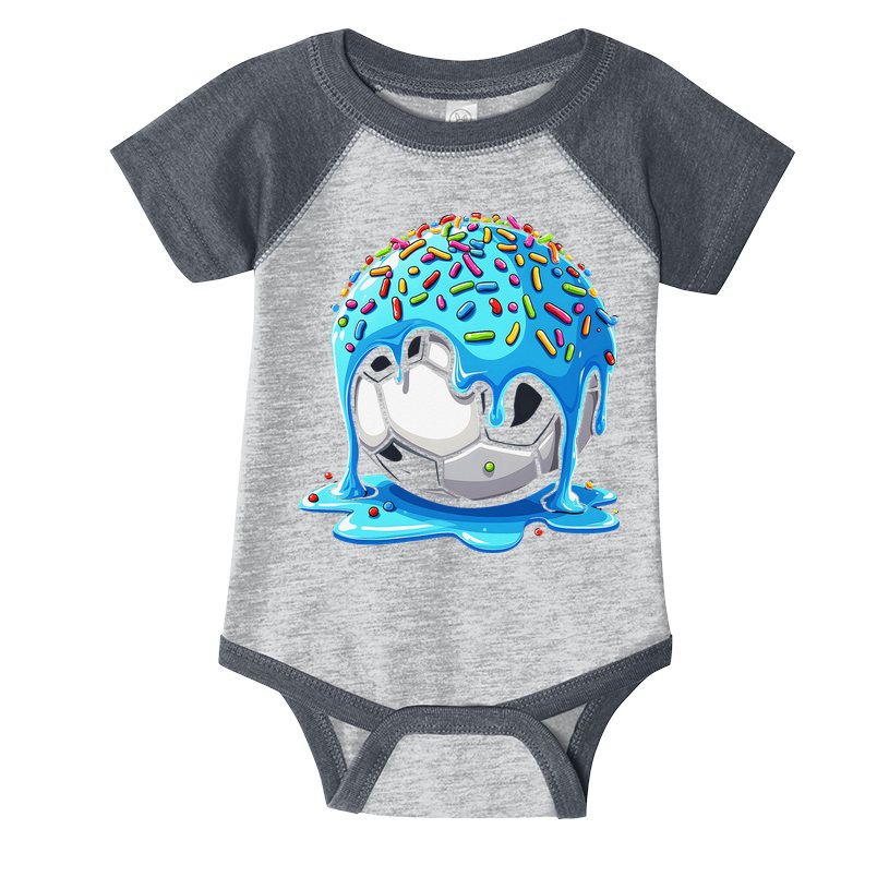 Soccer Drip Ice Cream Drip With Sprinkles Summer Infant Baby Jersey Bodysuit
