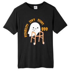 Spooky Disability Isn’t Scary Boo Cute Halloween Funny Trend Tall Fusion ChromaSoft Performance T-Shirt