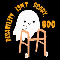 Spooky Disability Isn’t Scary Boo Cute Halloween Funny Trend 16 in Basic Backpack