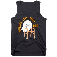 Spooky Disability Isn’t Scary Boo Cute Halloween Funny Trend Tank Top