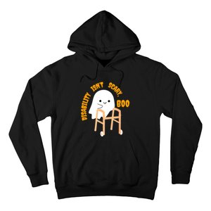 Spooky Disability Isn’t Scary Boo Cute Halloween Funny Hoodie