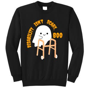 Spooky Disability Isn’t Scary Boo Cute Halloween Funny Sweatshirt