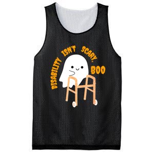 Spooky Disability Isn’t Scary Boo Cute Halloween Funny Mesh Reversible Basketball Jersey Tank