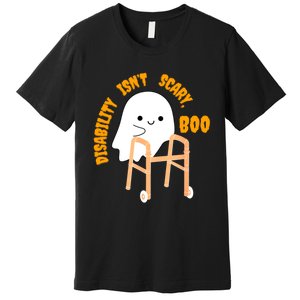 Spooky Disability Isn’t Scary Boo Cute Halloween Funny Premium T-Shirt