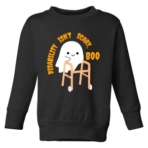 Spooky Disability Isn’t Scary Boo Cute Halloween Funny Toddler Sweatshirt