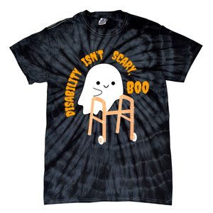 Spooky Disability Isn’t Scary Boo Cute Halloween Funny Tie-Dye T-Shirt