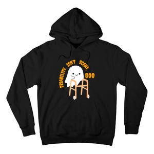 Spooky Disability Isn’t Scary Boo Cute Halloween Funny Tall Hoodie