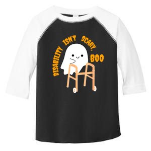 Spooky Disability Isn’t Scary Boo Cute Halloween Funny Toddler Fine Jersey T-Shirt